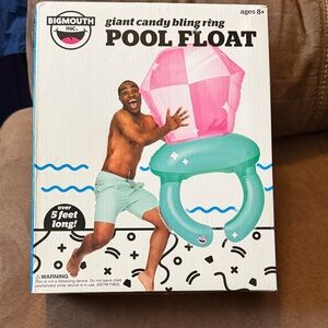 BigMouth Inc. Giant Candy Bling Ring Pool Float